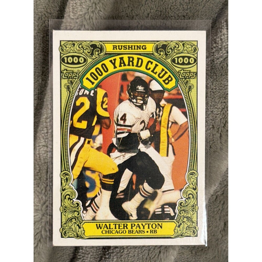 1986 Topps - 1000 yd. Club Walter Payton #3